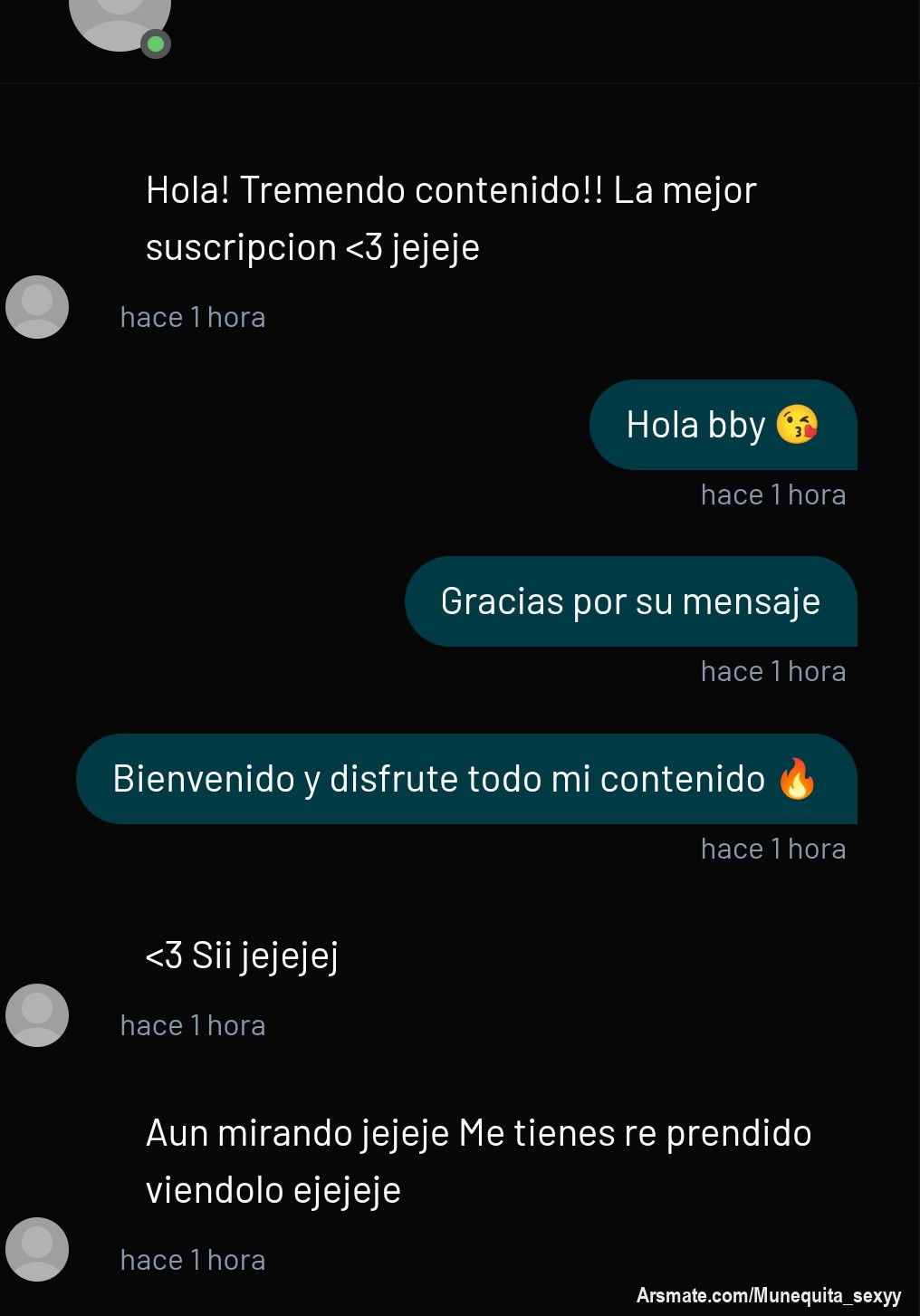 Que se suscriban y te mandén este mensaje 📩 amo ☺️❤️‍🔥