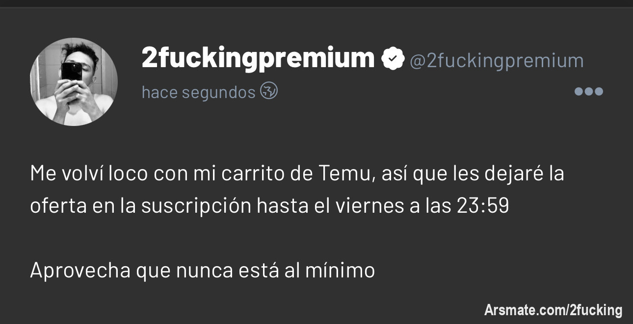@2fuckingpremium 

Anda a suscribirte